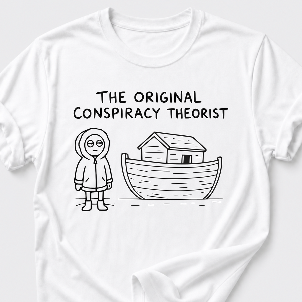 The Original Conspiracy Theorist T-Shirt • Noah's Ark