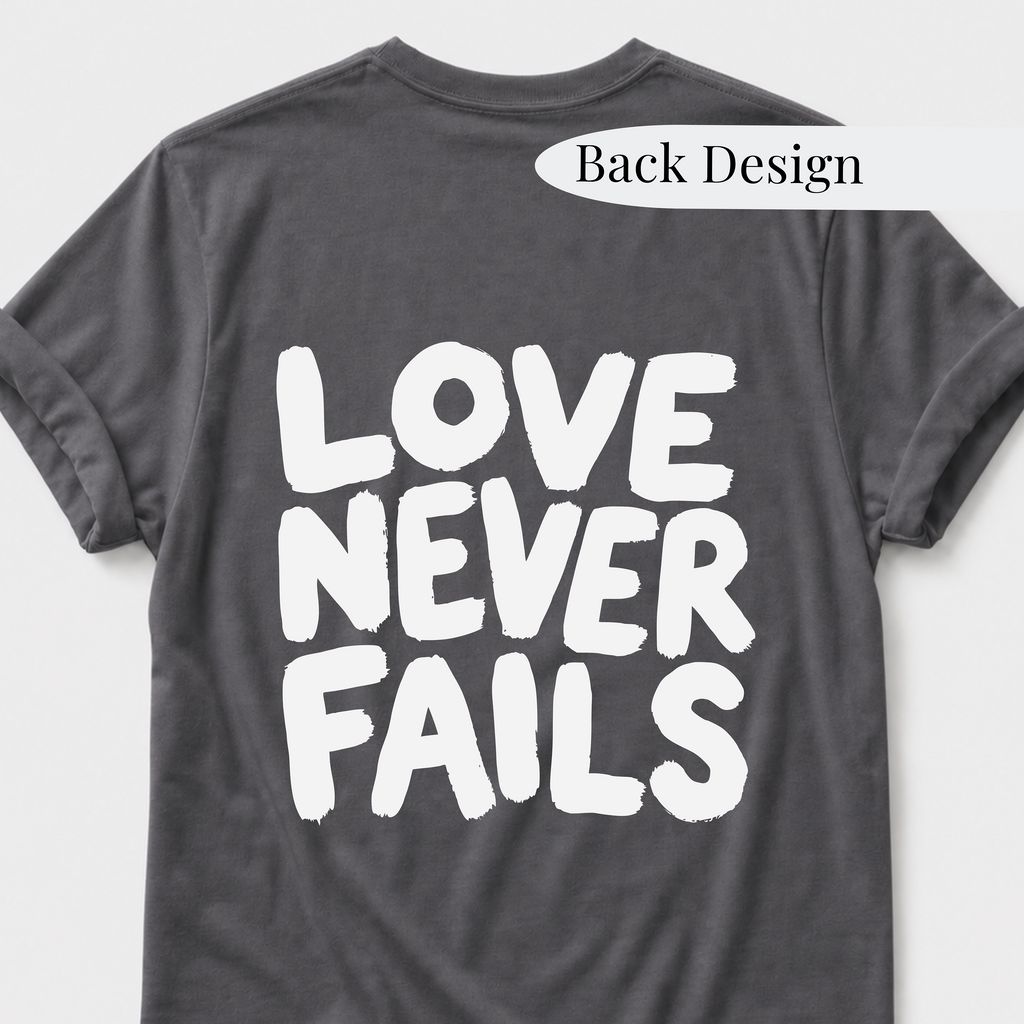 Love Never Fails T-Shirt