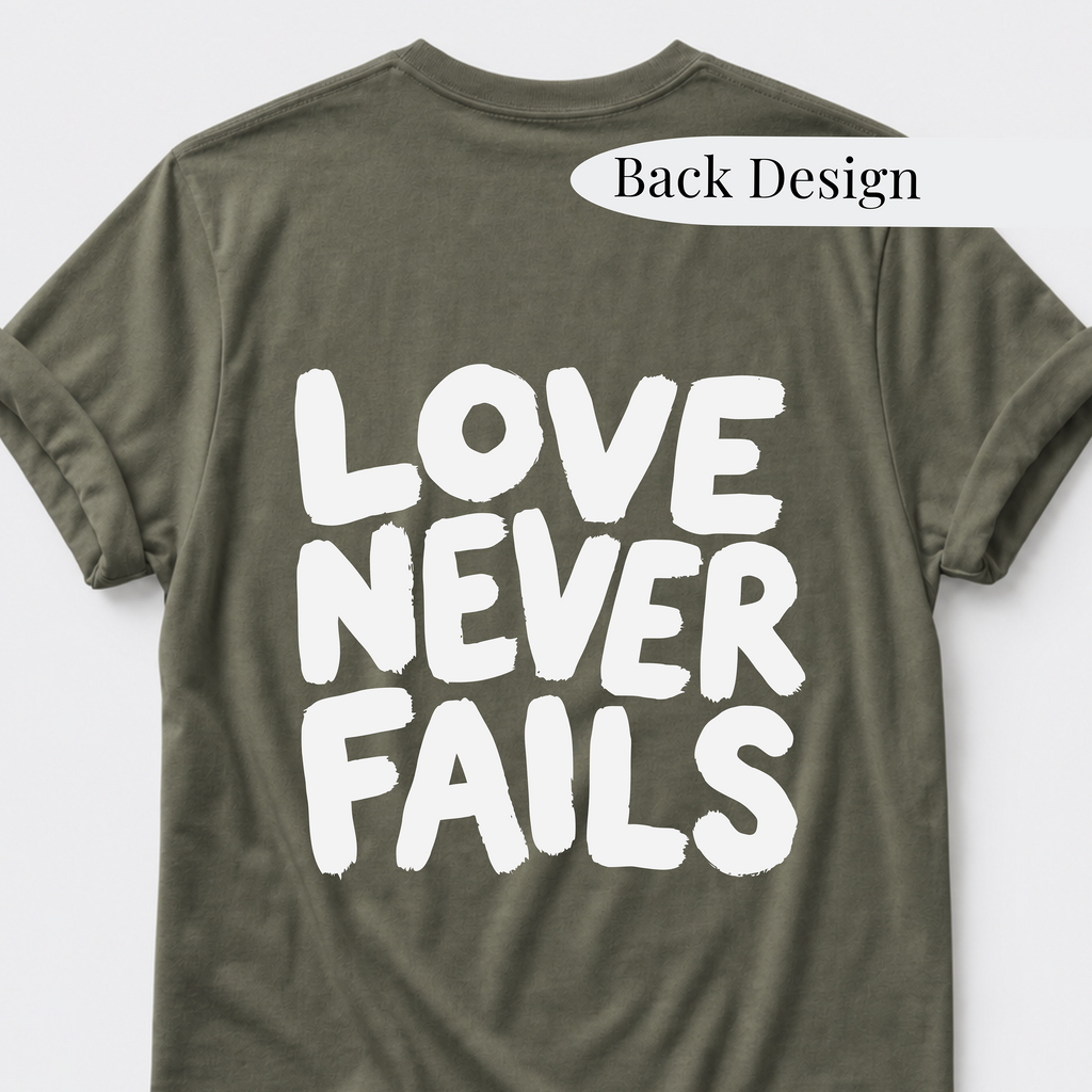 Love Never Fails T-Shirt