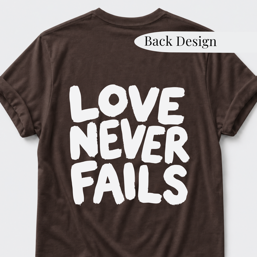 Love Never Fails T-Shirt