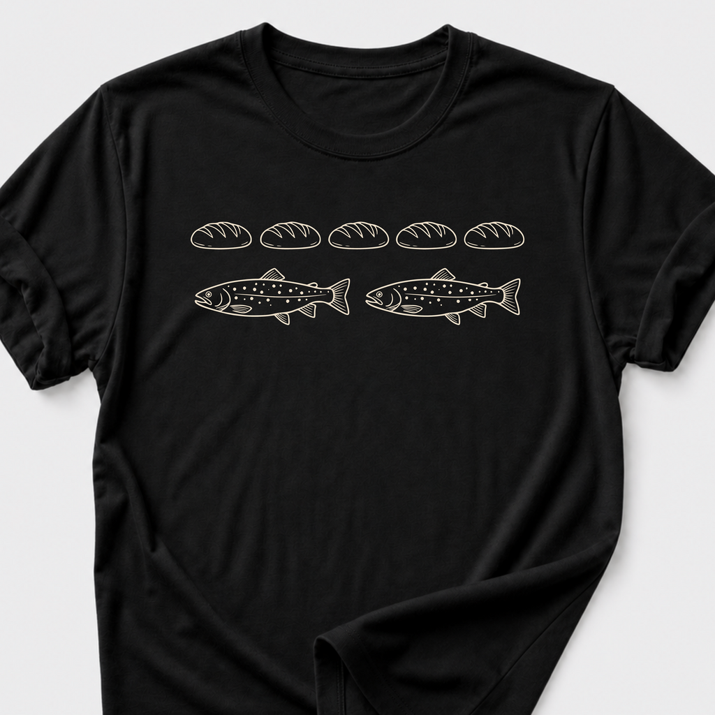 Five Loaves • Two Fish Minimal T-Shirt