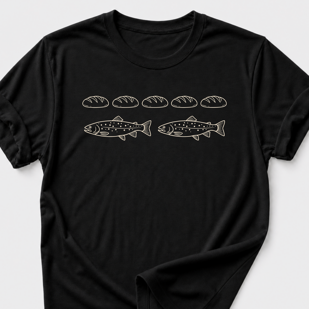 Five Loaves • Two Fish Minimal T-Shirt