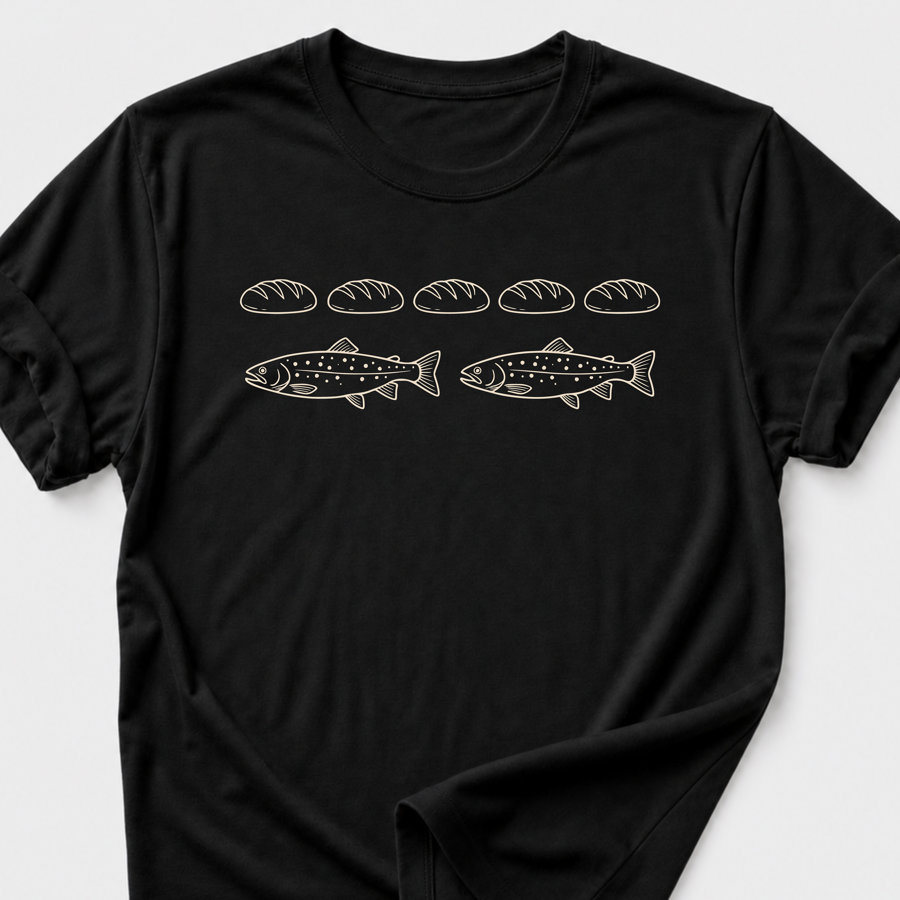 Five Loaves • Two Fish Minimal T-Shirt
