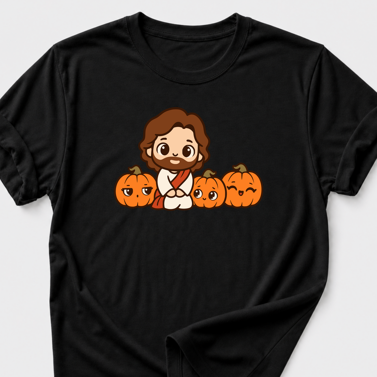 Chibi Jesus with Pumpkins T-Shirt
