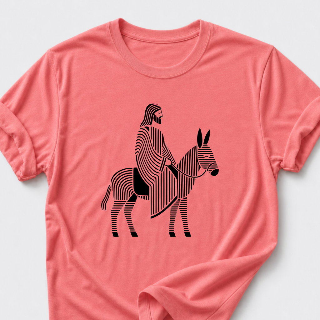 Jesus on Donkey T-Shirt