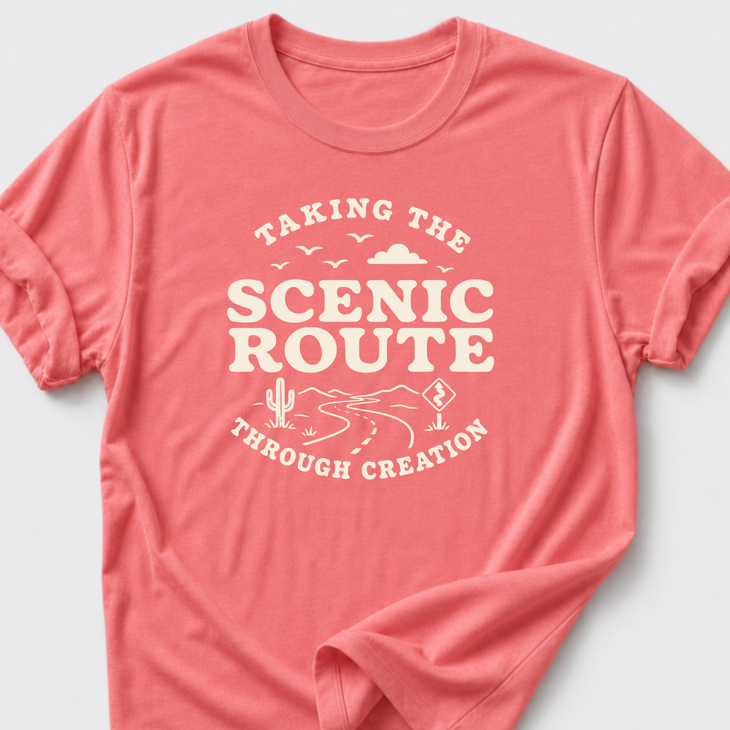 Taking the Scenic Route Through Creation T-Shirt
