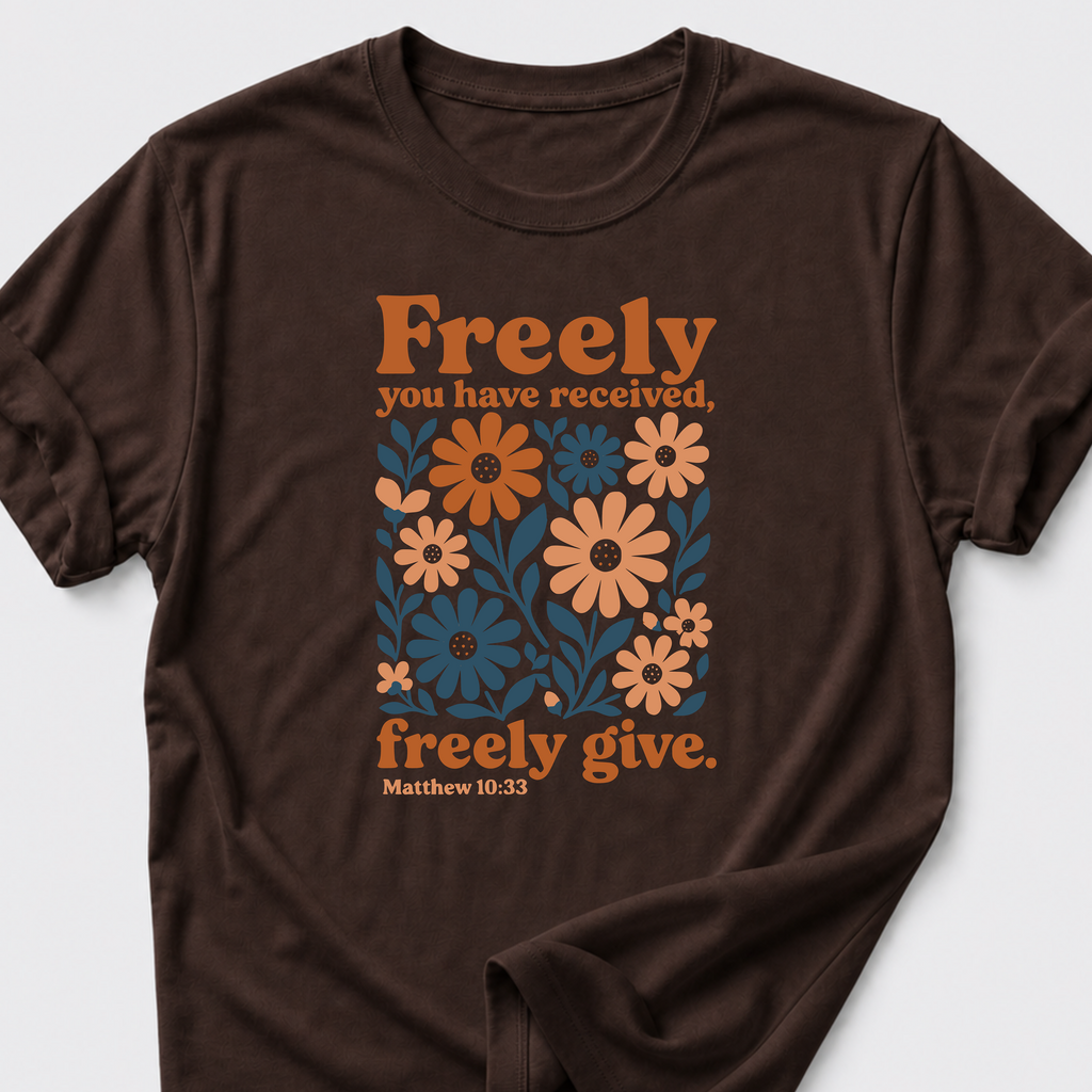 Freely You Have Received, Freely Give. Matthew 10:33 T-Shirt