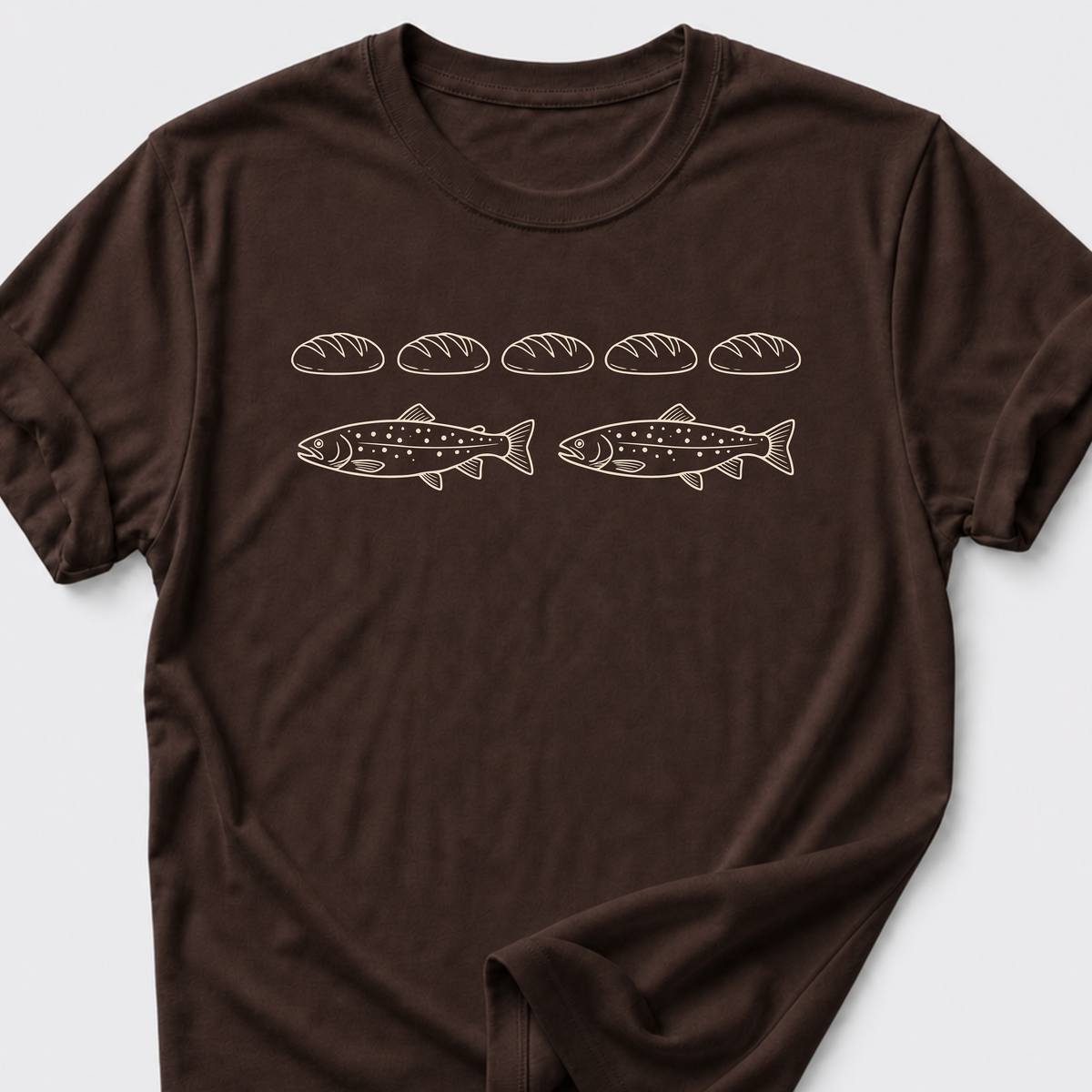 Five Loaves • Two Fish Minimal T-Shirt