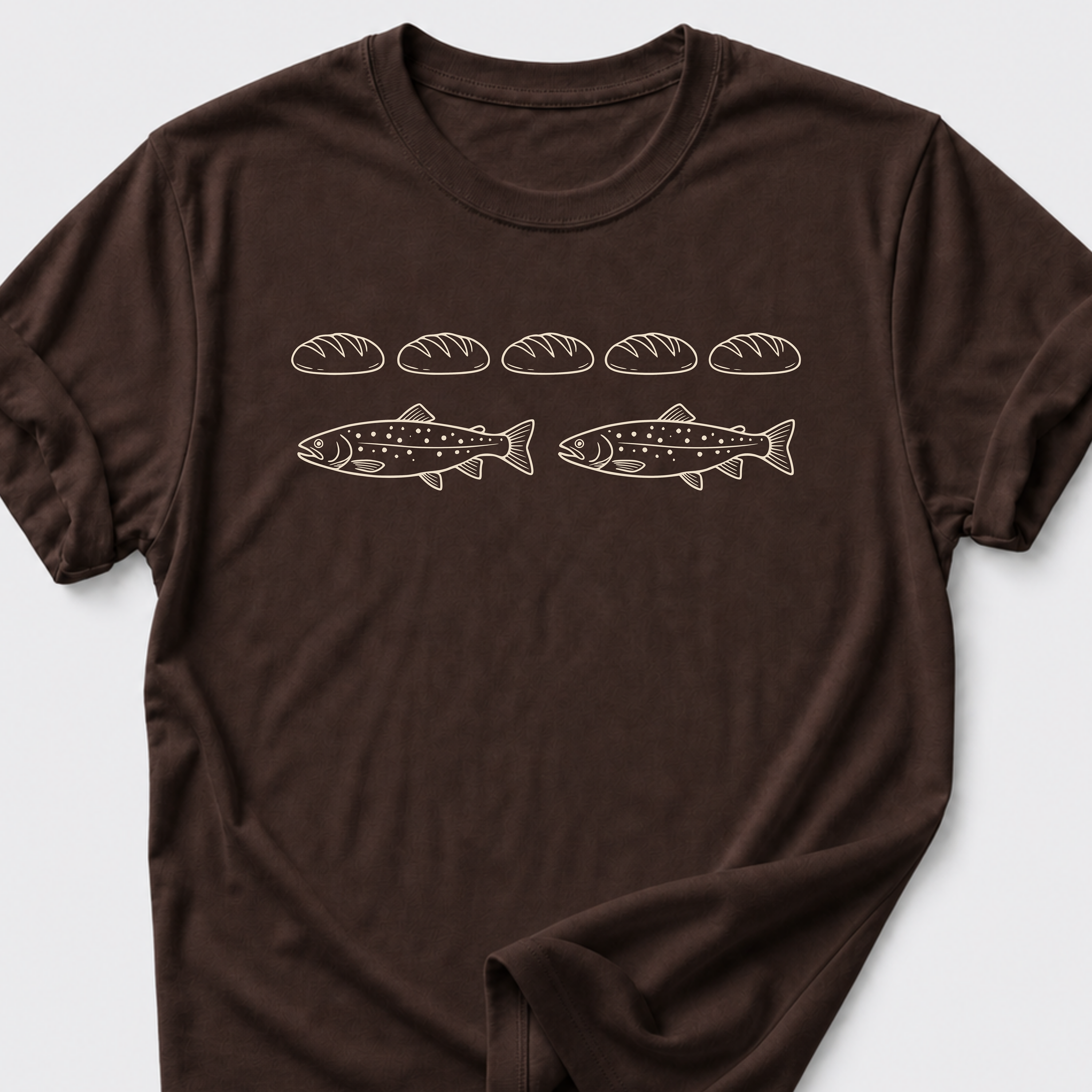 Five Loaves • Two Fish Minimal T-Shirt