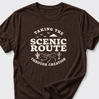 Taking the Scenic Route Through Creation T-Shirt