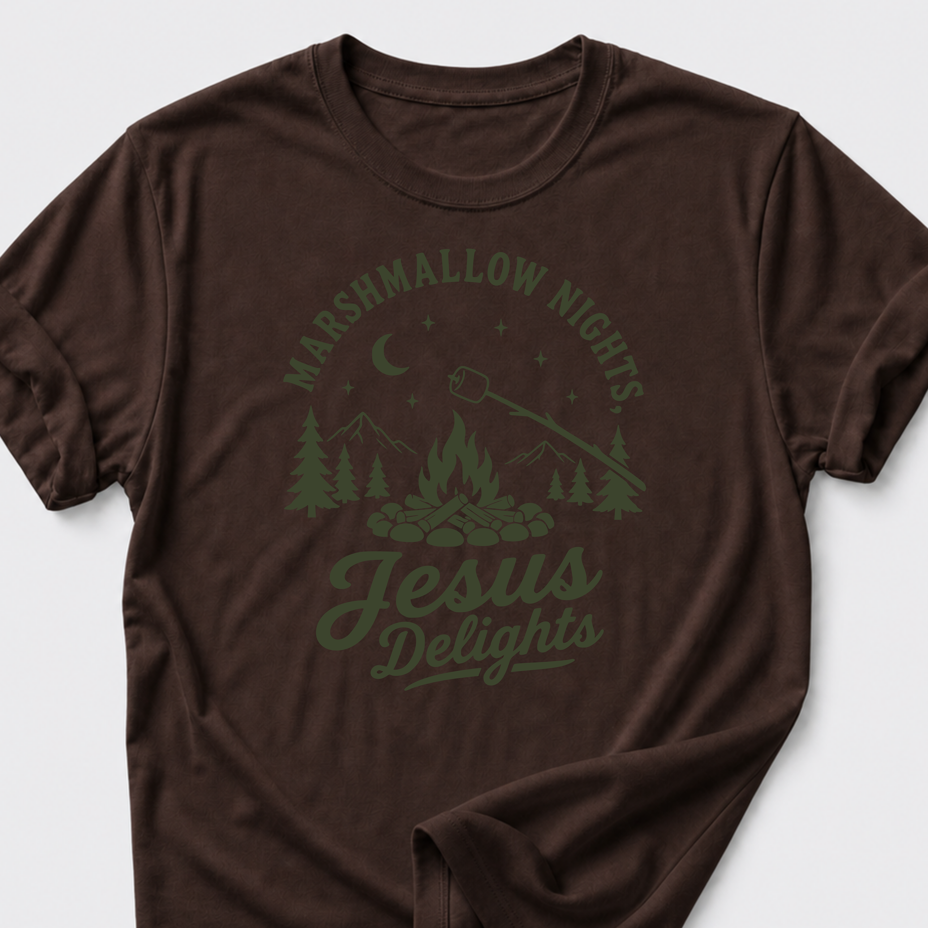 Marshmallow Nights • Jesus Delights T-Shirt