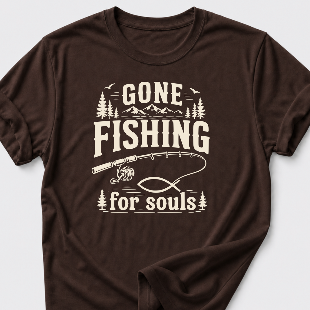 Gone Fishing For Souls T-Shirt