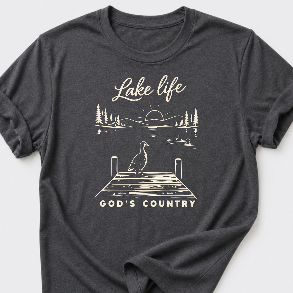 Lake Life • God's Country T-Shirt