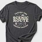 Taking the Scenic Route Through Creation T-Shirt