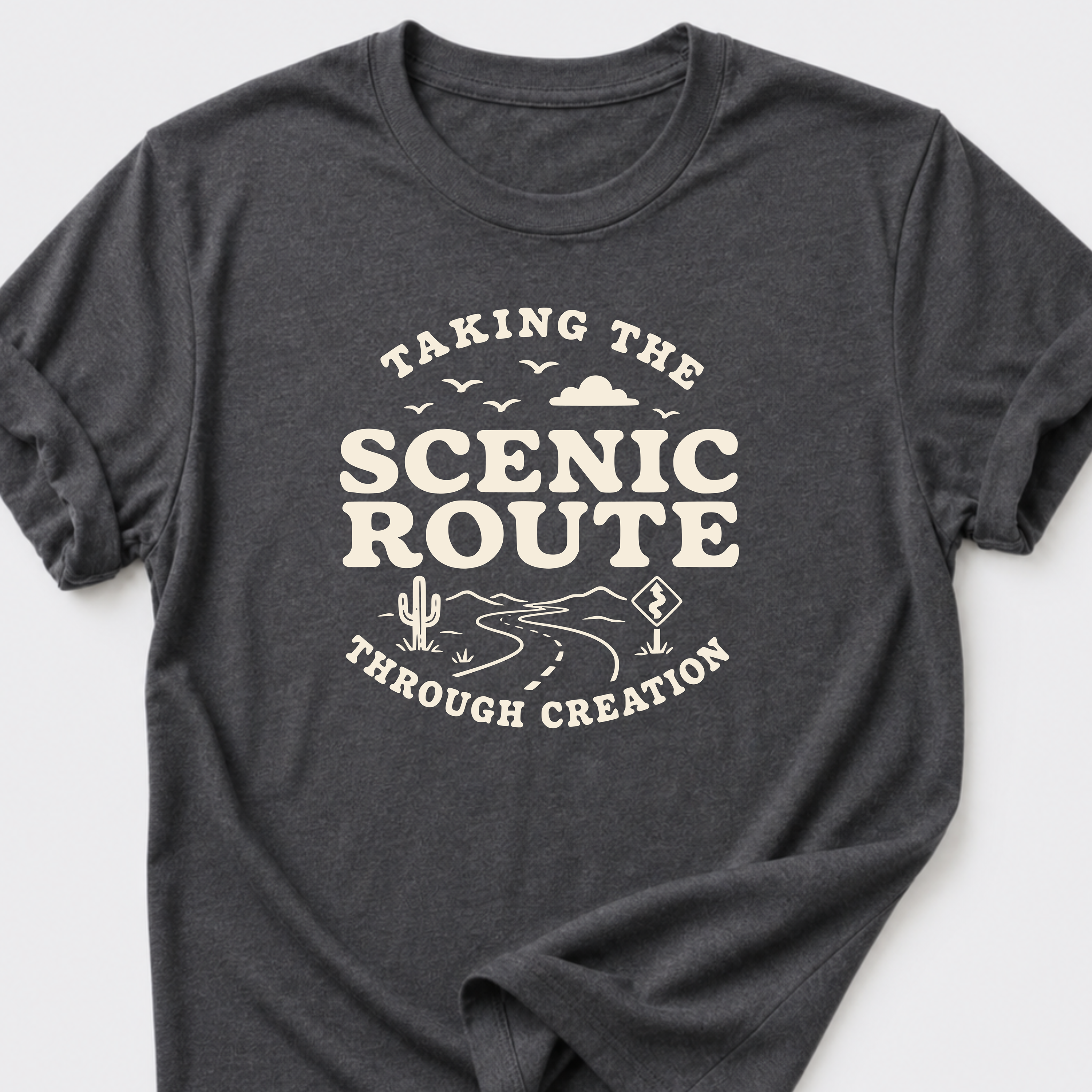 Taking the Scenic Route Through Creation T-Shirt