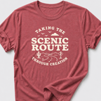 Taking the Scenic Route Through Creation T-Shirt