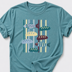 God Provides with Two Fish and Five Loaves T-Shirt