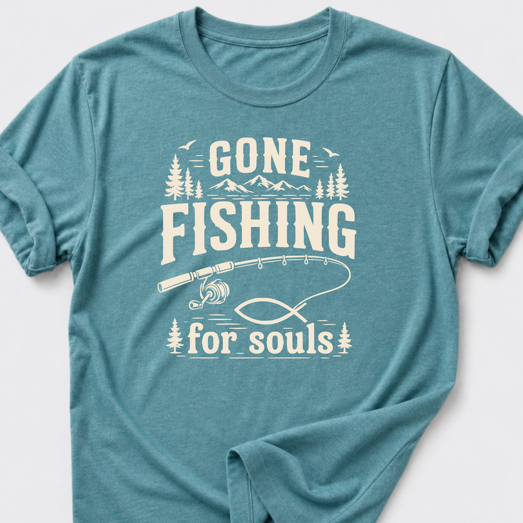 Gone Fishing For Souls T-Shirt
