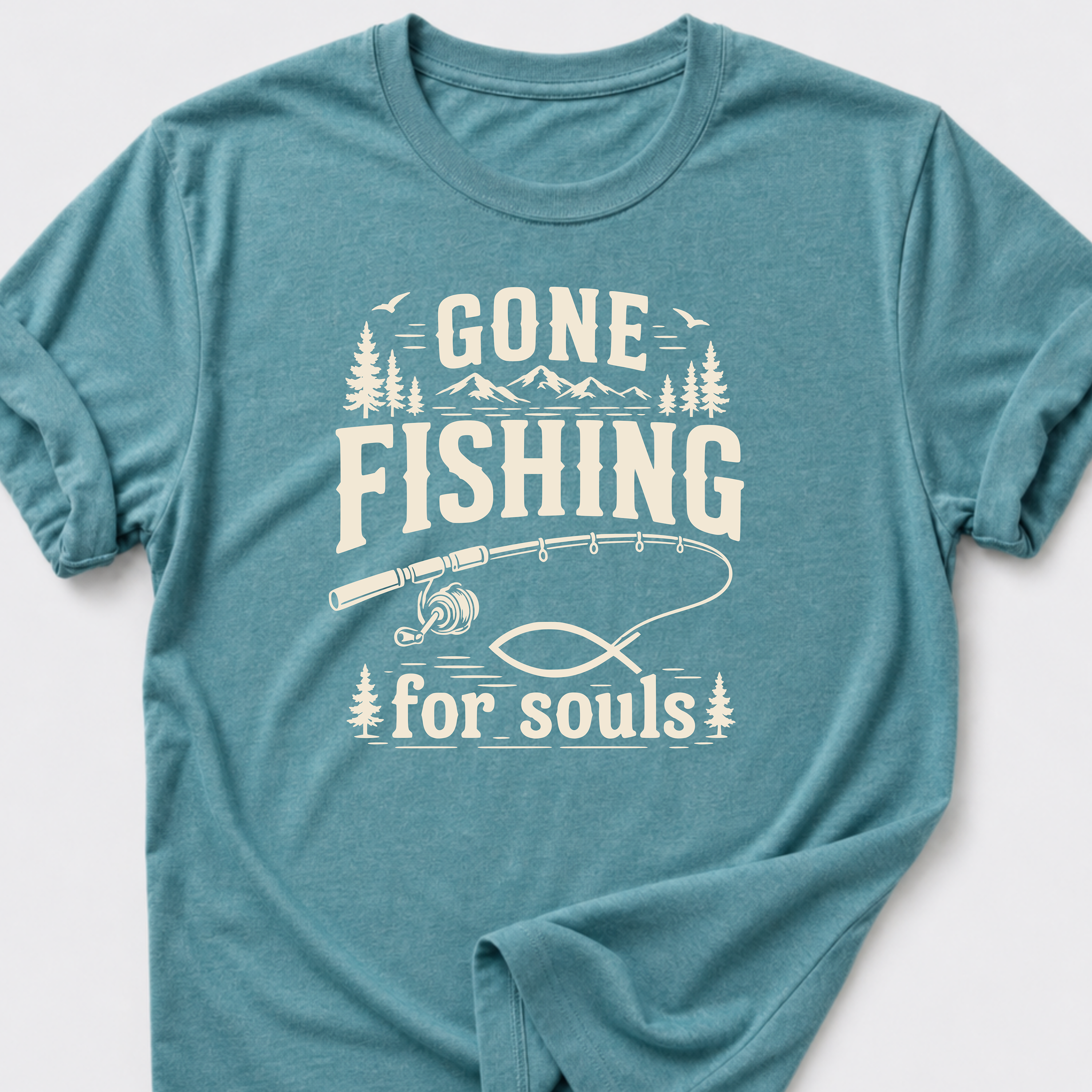 Gone Fishing For Souls T-Shirt