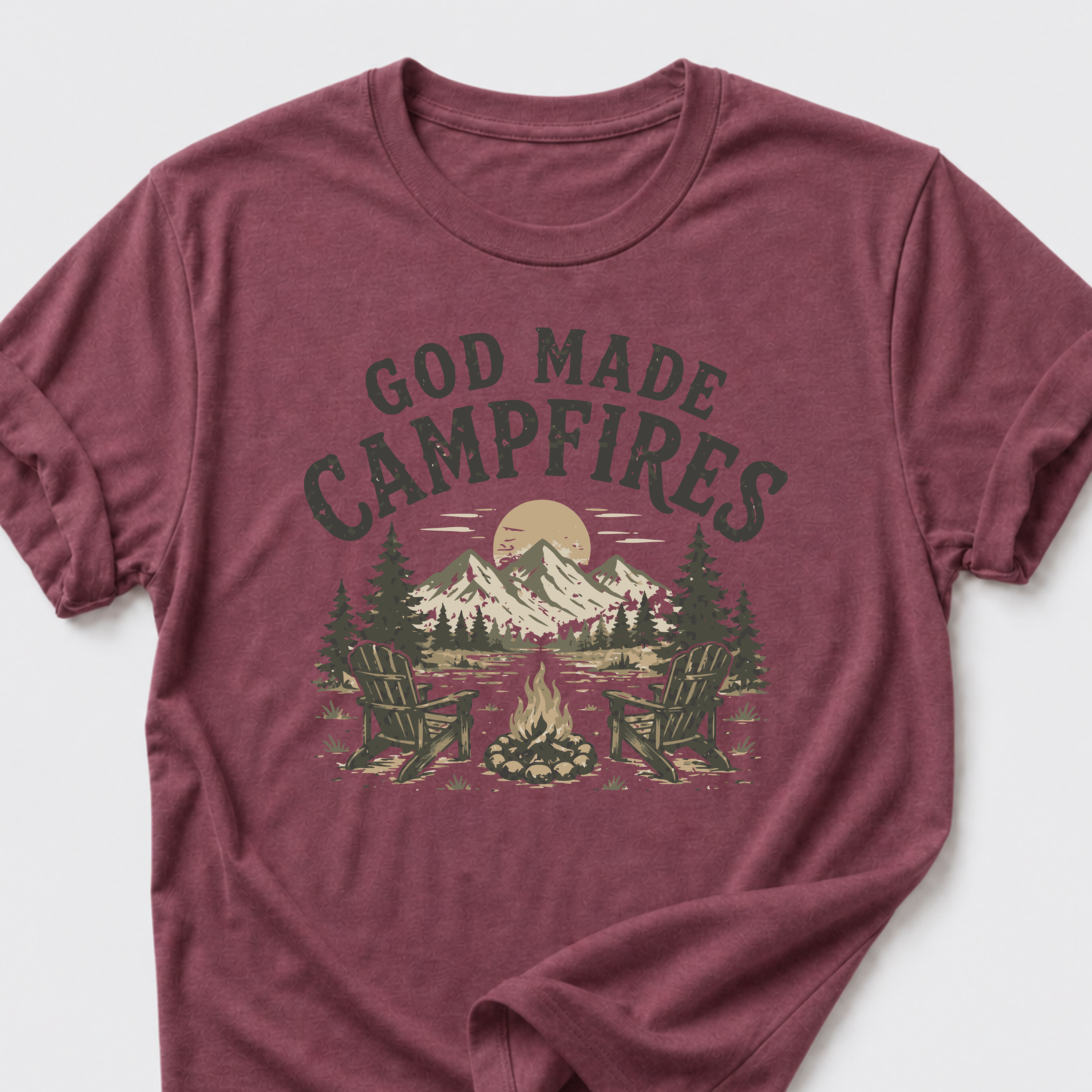 God Made Campfires T-Shirt