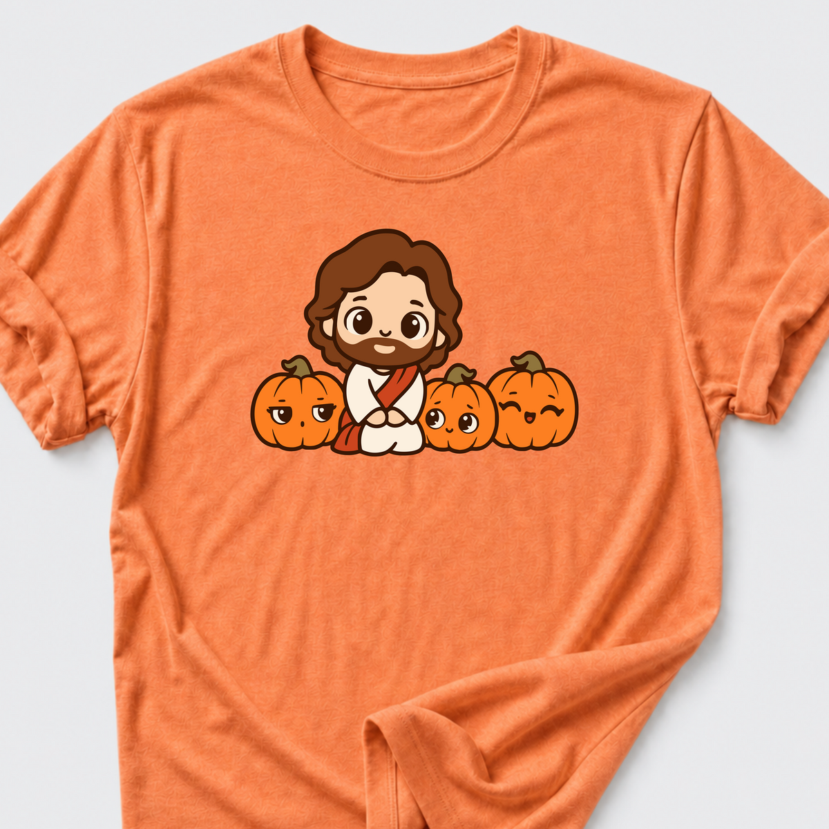 Chibi Jesus with Pumpkins T-Shirt