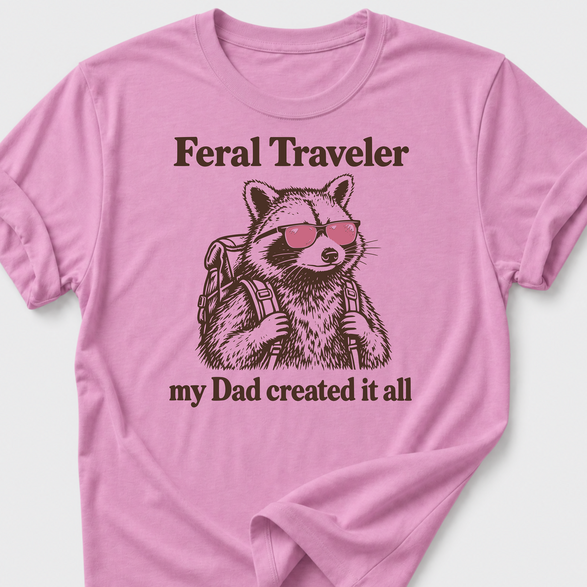 Feral Traveler • Raccoon T-Shirt