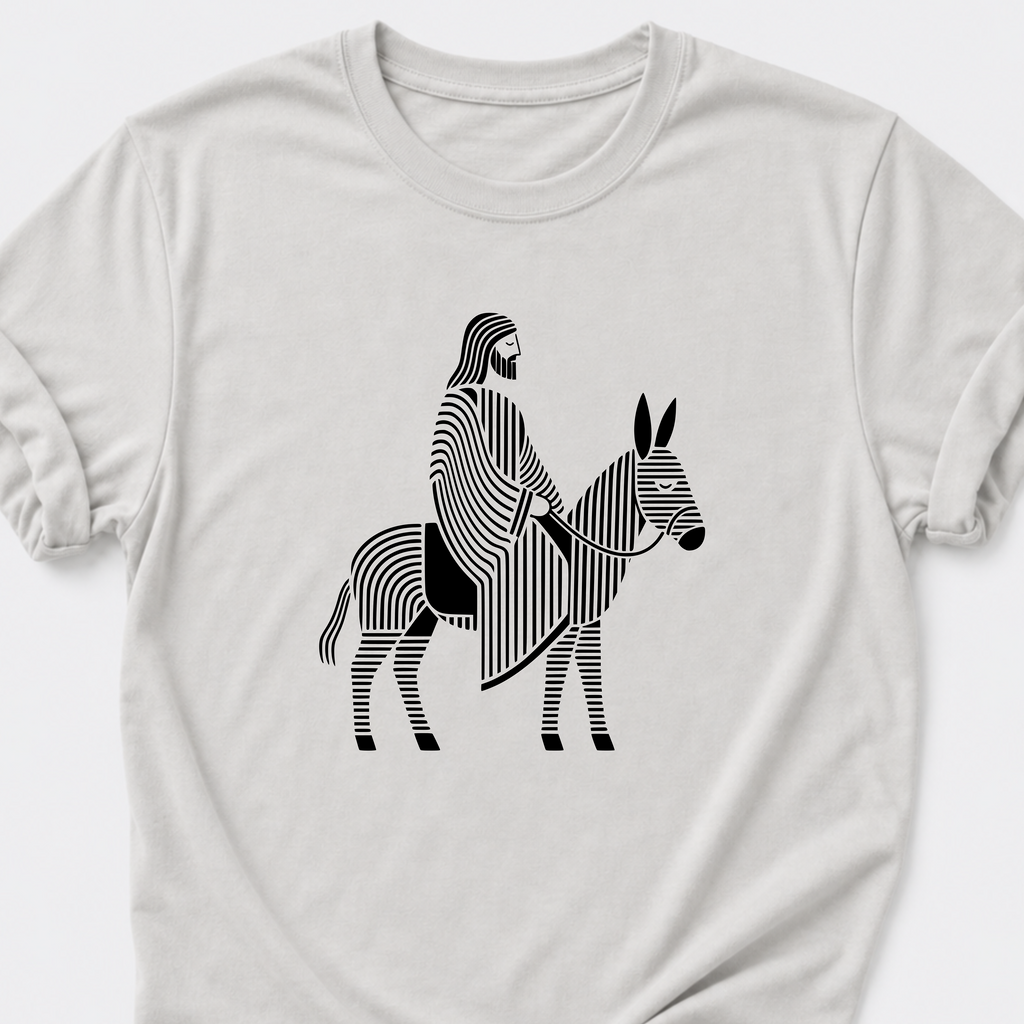 Jesus on Donkey T-Shirt