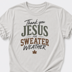 Thank You Jesus For Sweater Weather T-Shirt