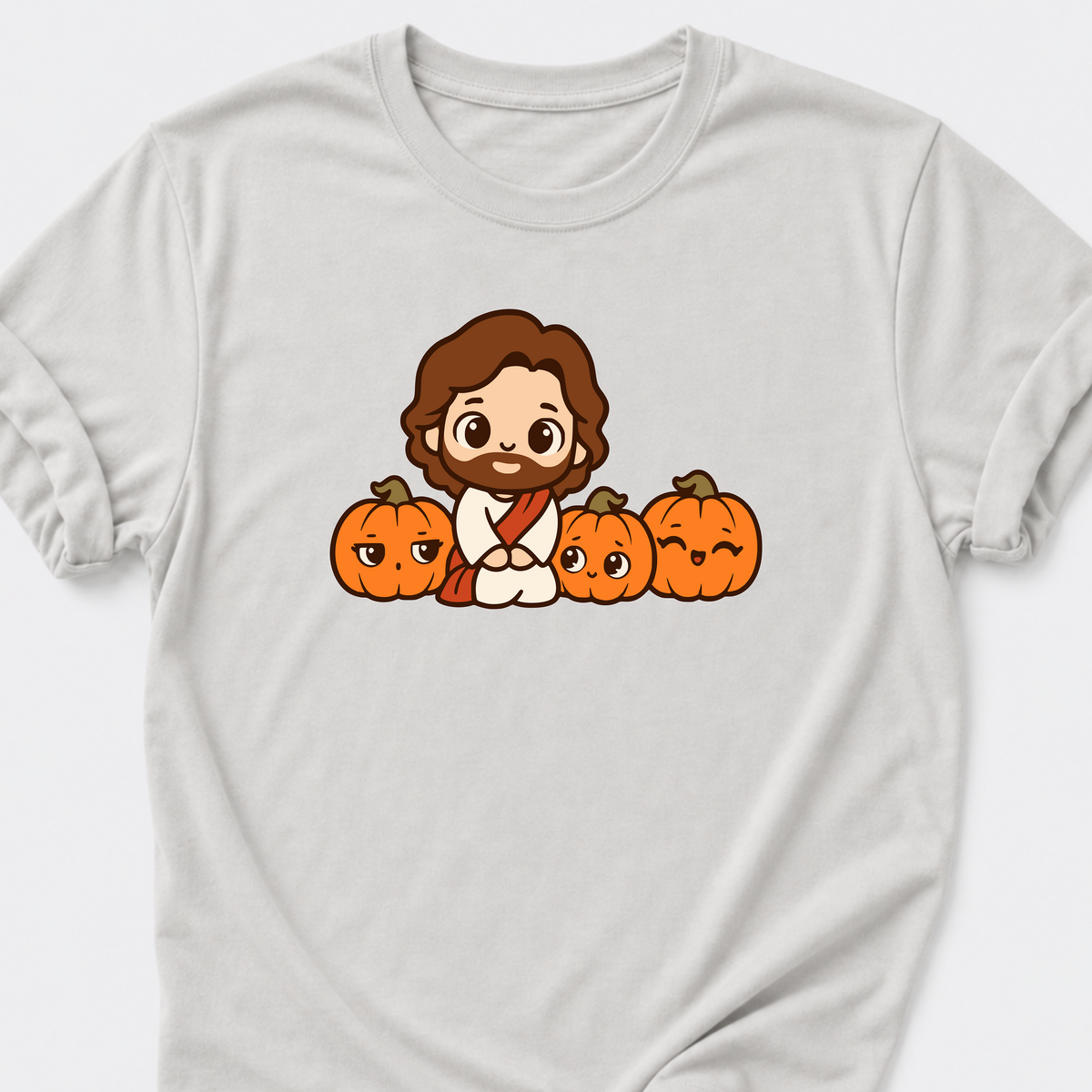 Chibi Jesus with Pumpkins T-Shirt