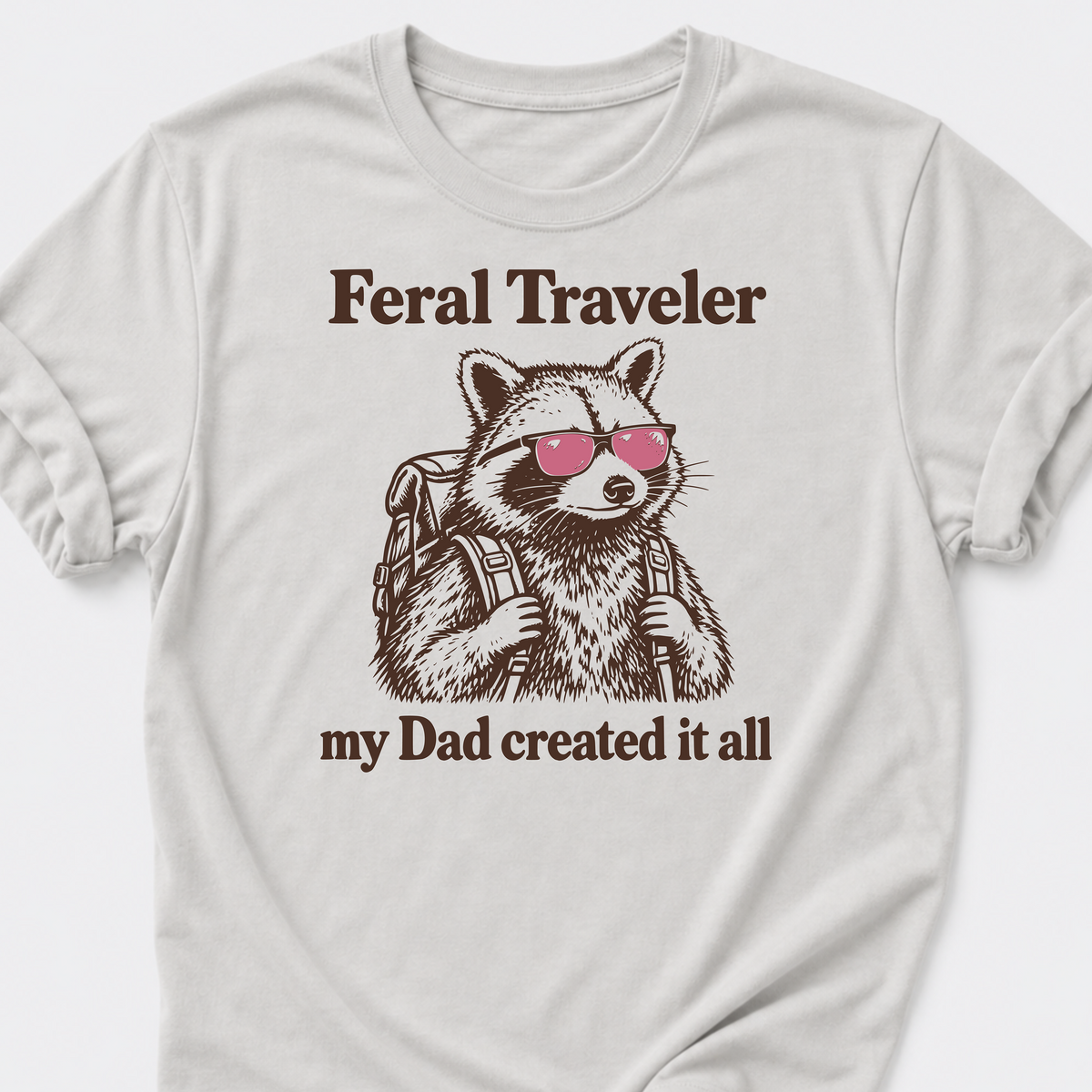 Feral Traveler • Raccoon T-Shirt