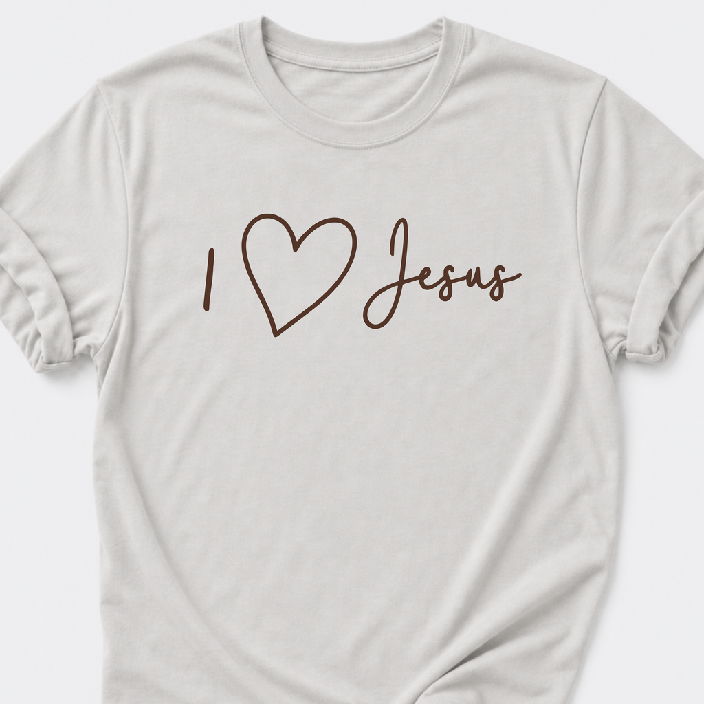 I Love Jesus • Heart T-Shirt