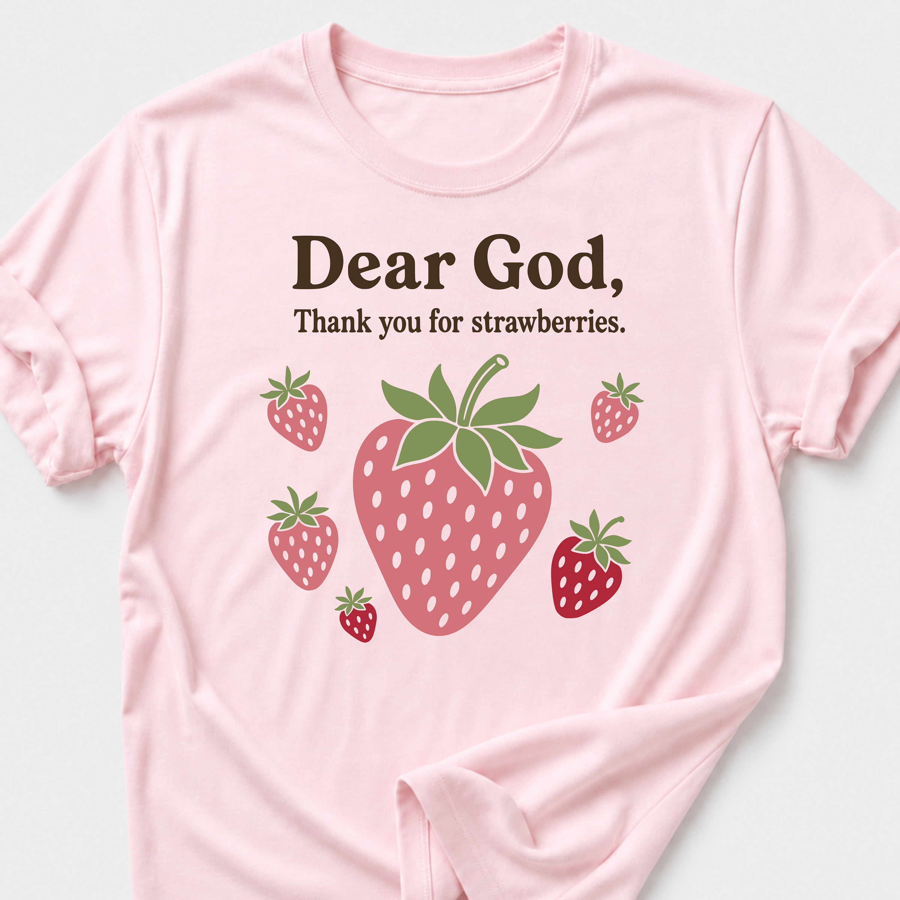 Dear God • Strawberries T-Shirt
