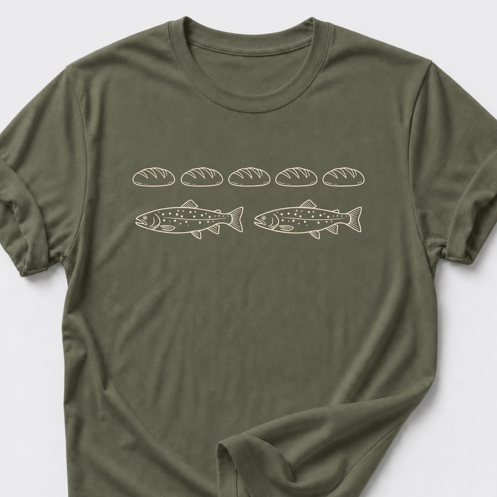 Five Loaves • Two Fish Minimal T-Shirt