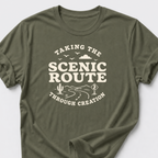 Taking the Scenic Route Through Creation T-Shirt