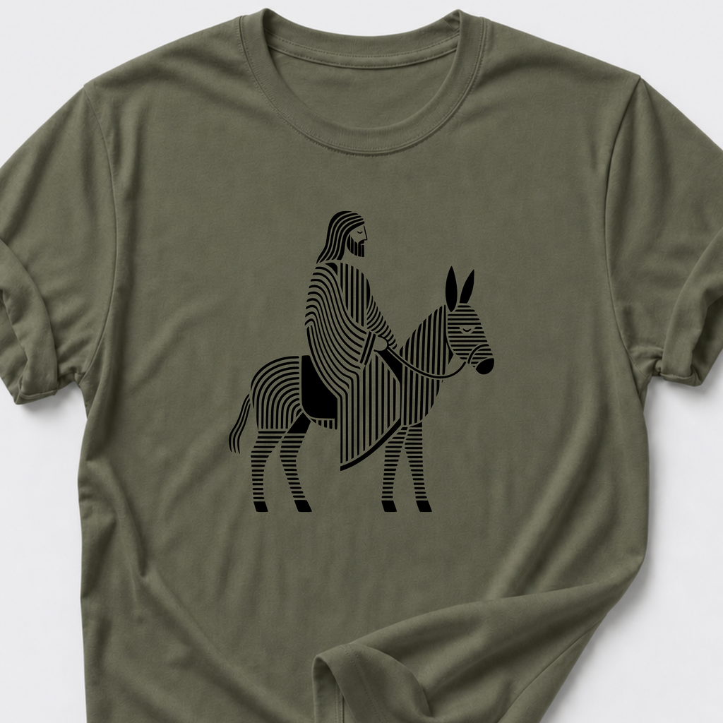 Jesus on Donkey T-Shirt