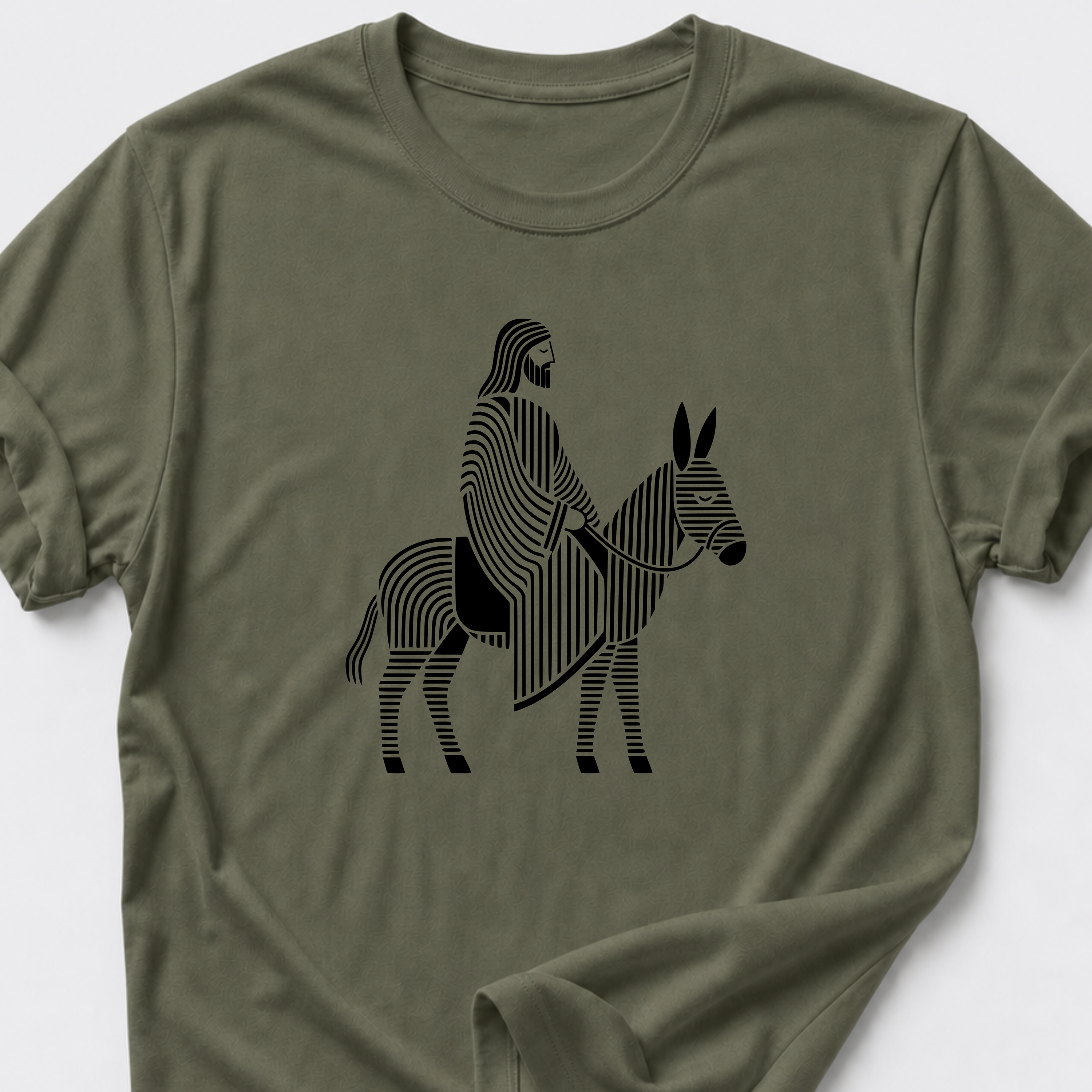 Jesus on Donkey T-Shirt