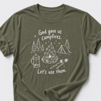 God Gave Us Campfires. Let's Use Them T-Shirt