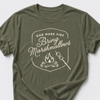 God Made Fire • Bring Marshmallows T-Shirt