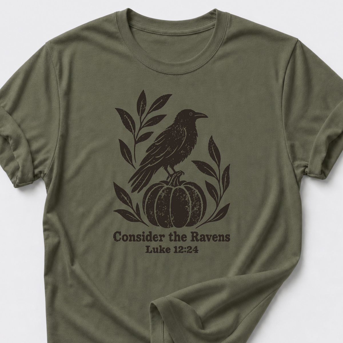 Consider the Ravens Luke 12:24 T-Shirt