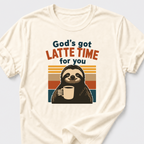 Latte Time • Sloth T-Shirt
