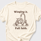 Winging It • Cat T-Shirt