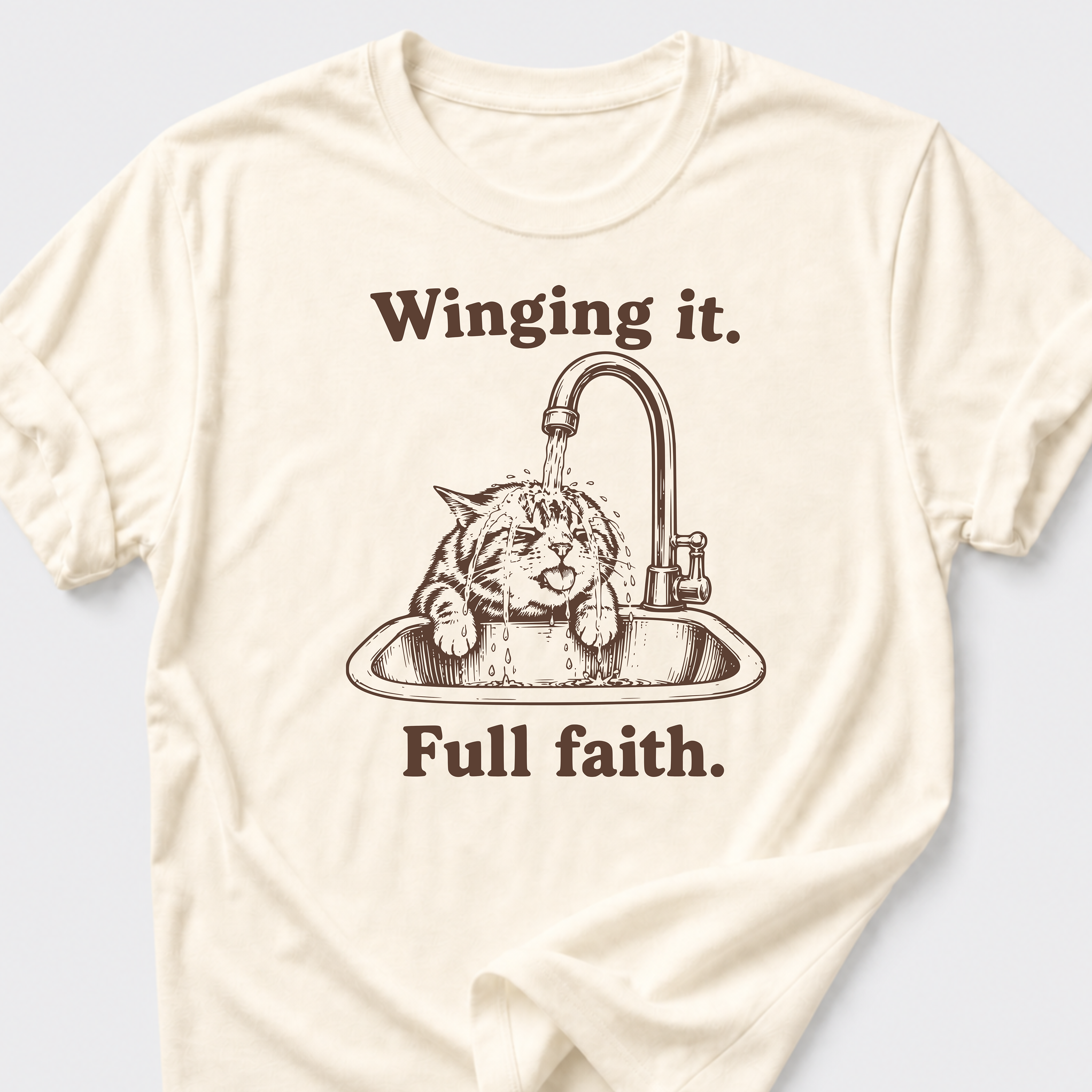 Winging It • Cat T-Shirt
