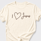 I Love Jesus • Heart T-Shirt
