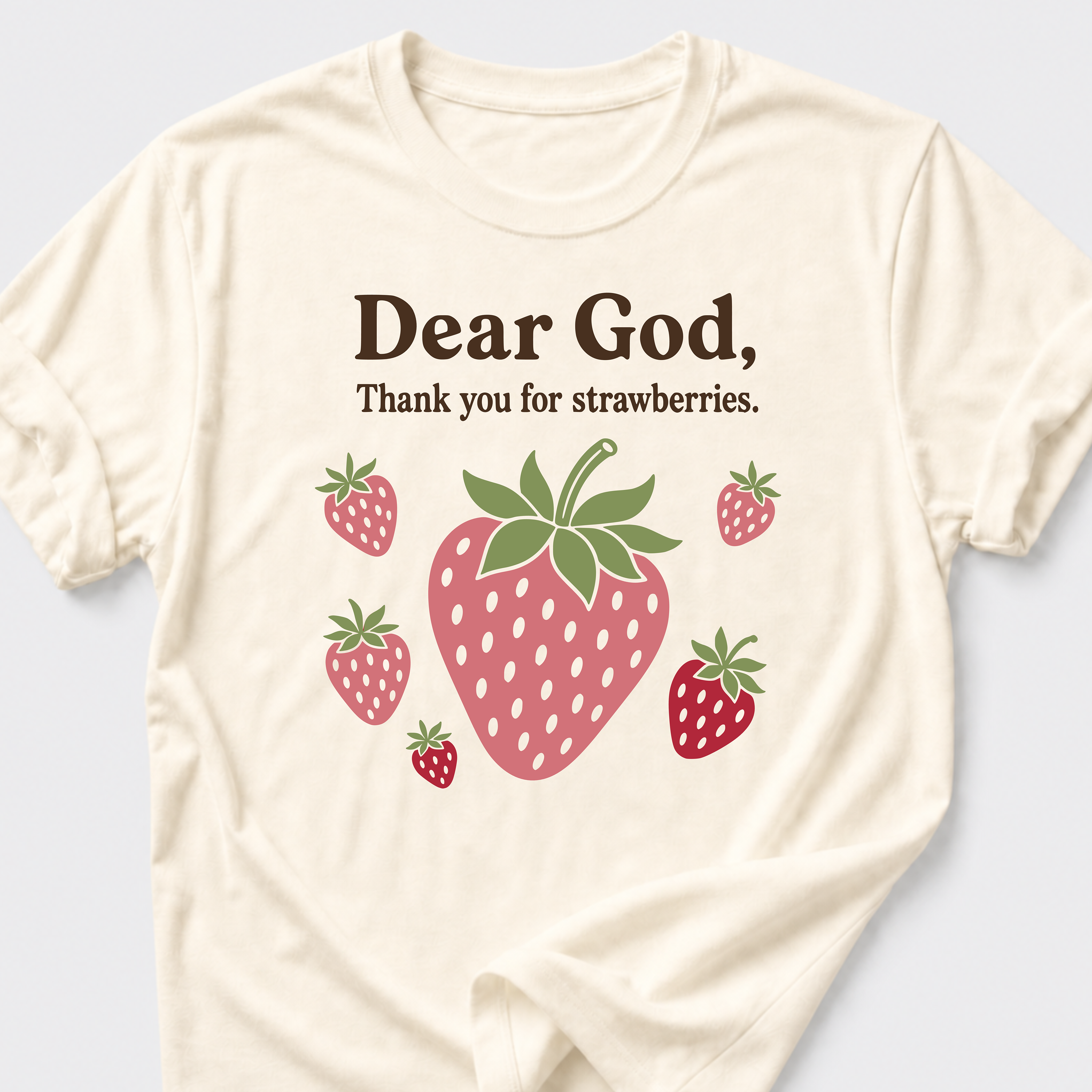 Dear God • Strawberries T-Shirt