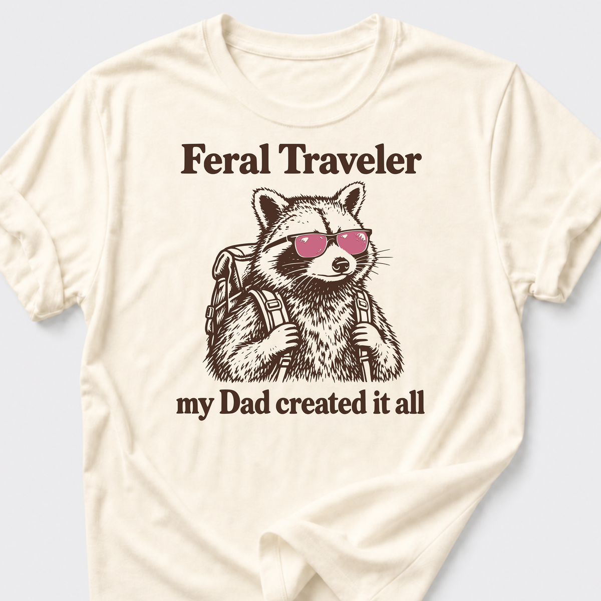 Feral Traveler • Raccoon T-Shirt
