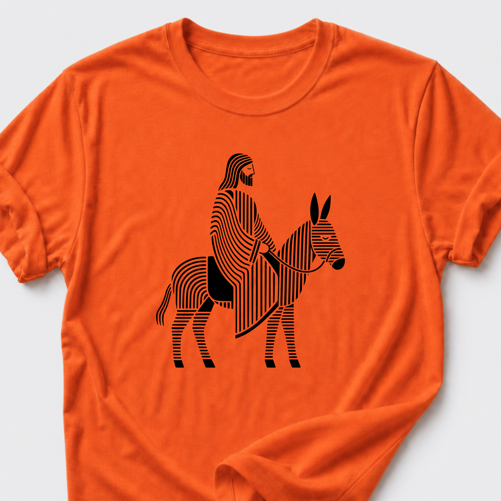Jesus on Donkey T-Shirt