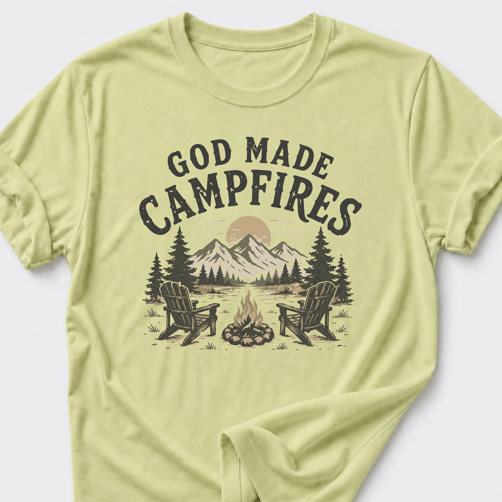 God Made Campfires T-Shirt