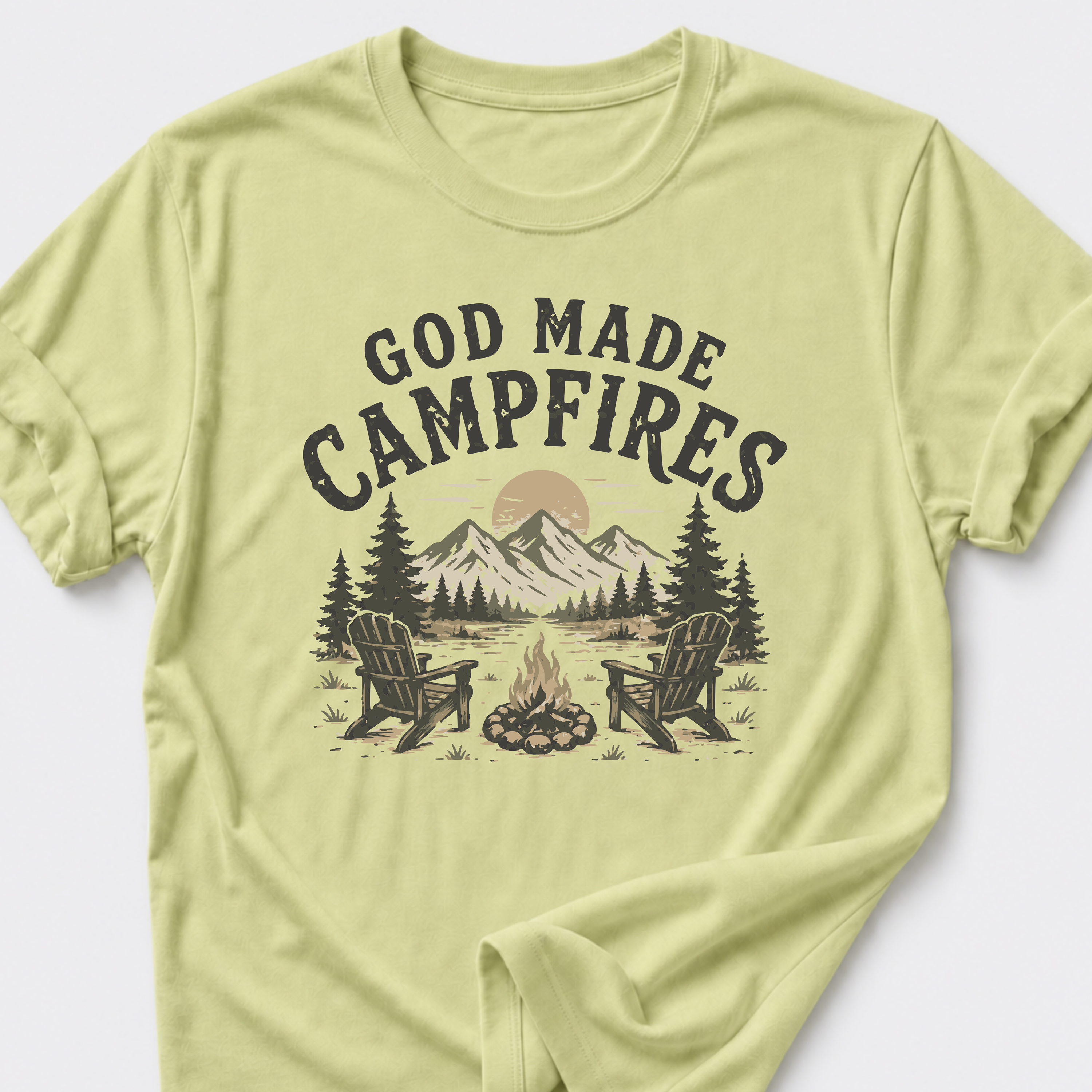 God Made Campfires T-Shirt