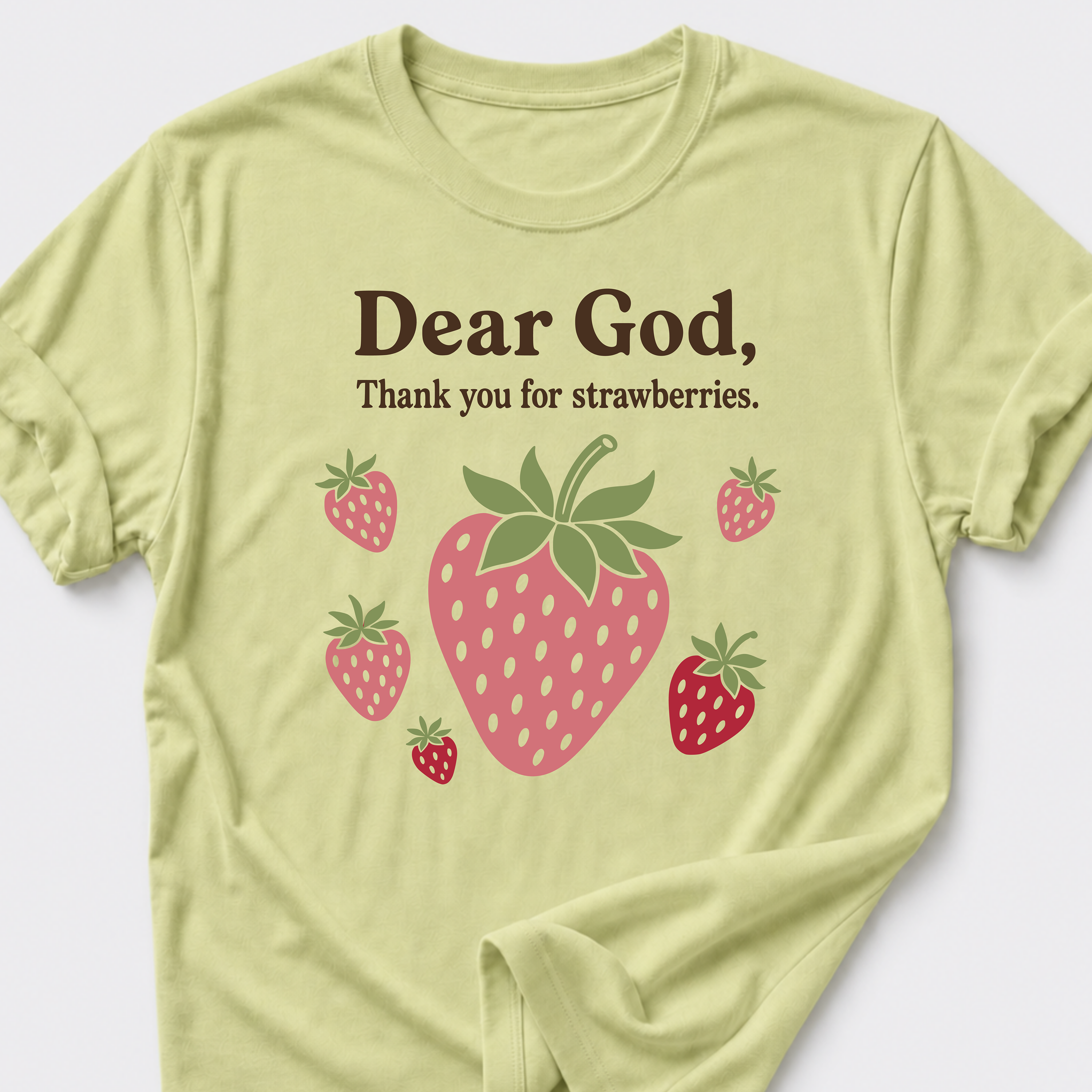Dear God • Strawberries T-Shirt