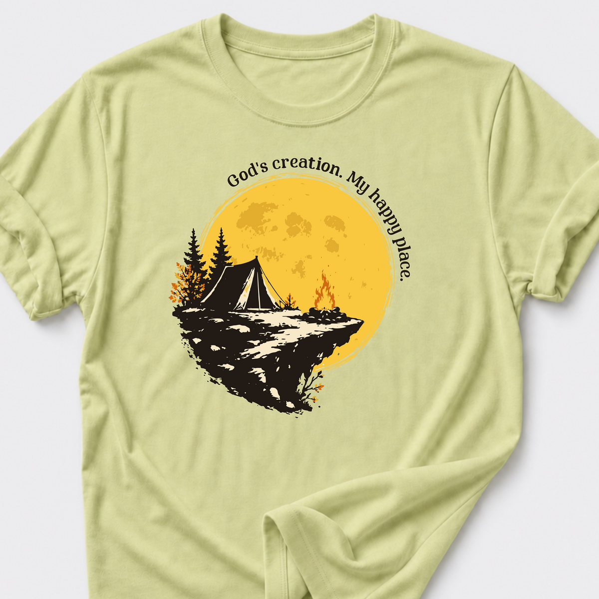 God's Creation. My Happy Place. T-Shirt